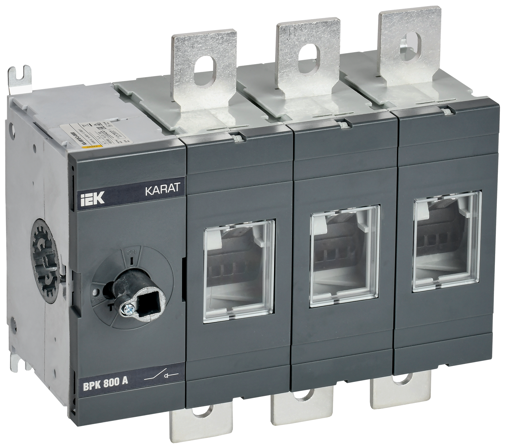 KARAT Выключатель-разъединитель ВРК без рукоятки управления 3P 800А IEK KA-VR10-3-0800