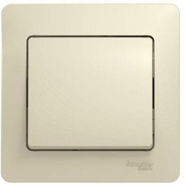 Выключатель 1-кл. СП Glossa 10А IP20 (сх. 1) 10AX в сборе беж. SE GSL000212