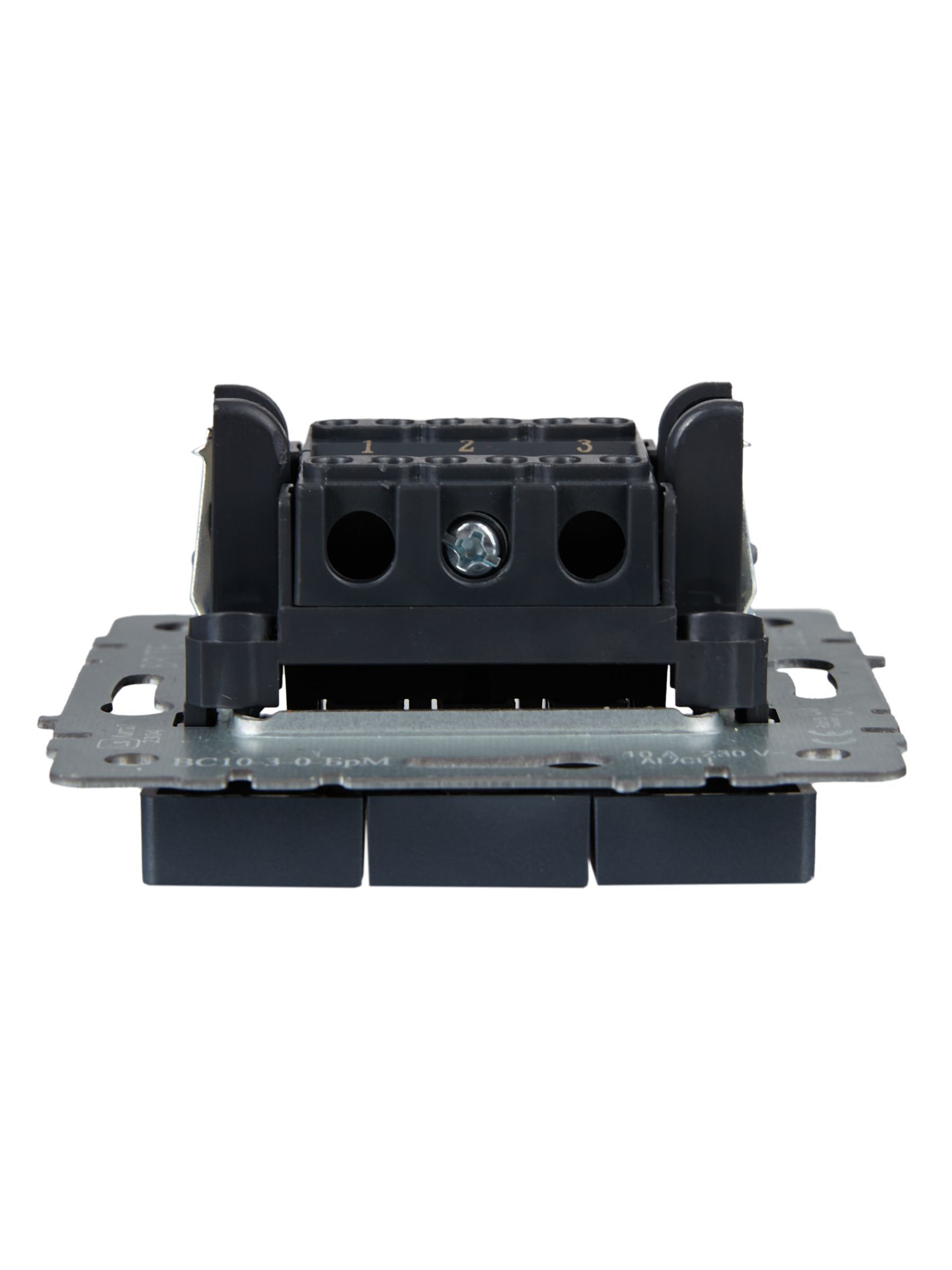 BRITE Выключатель 3-клавишный 10А ВС10-3-0-БрМ маренго IEK - Фото 6