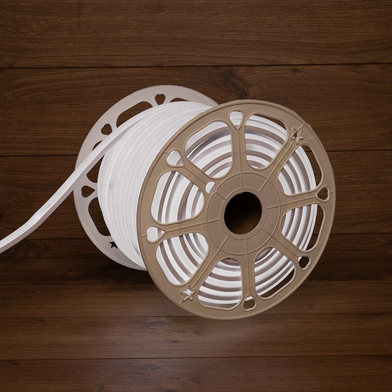 Гибкий неон LED SMD, форма – D, 16х16 мм, белый, 144 LED/м, бухта 50 м 131-085