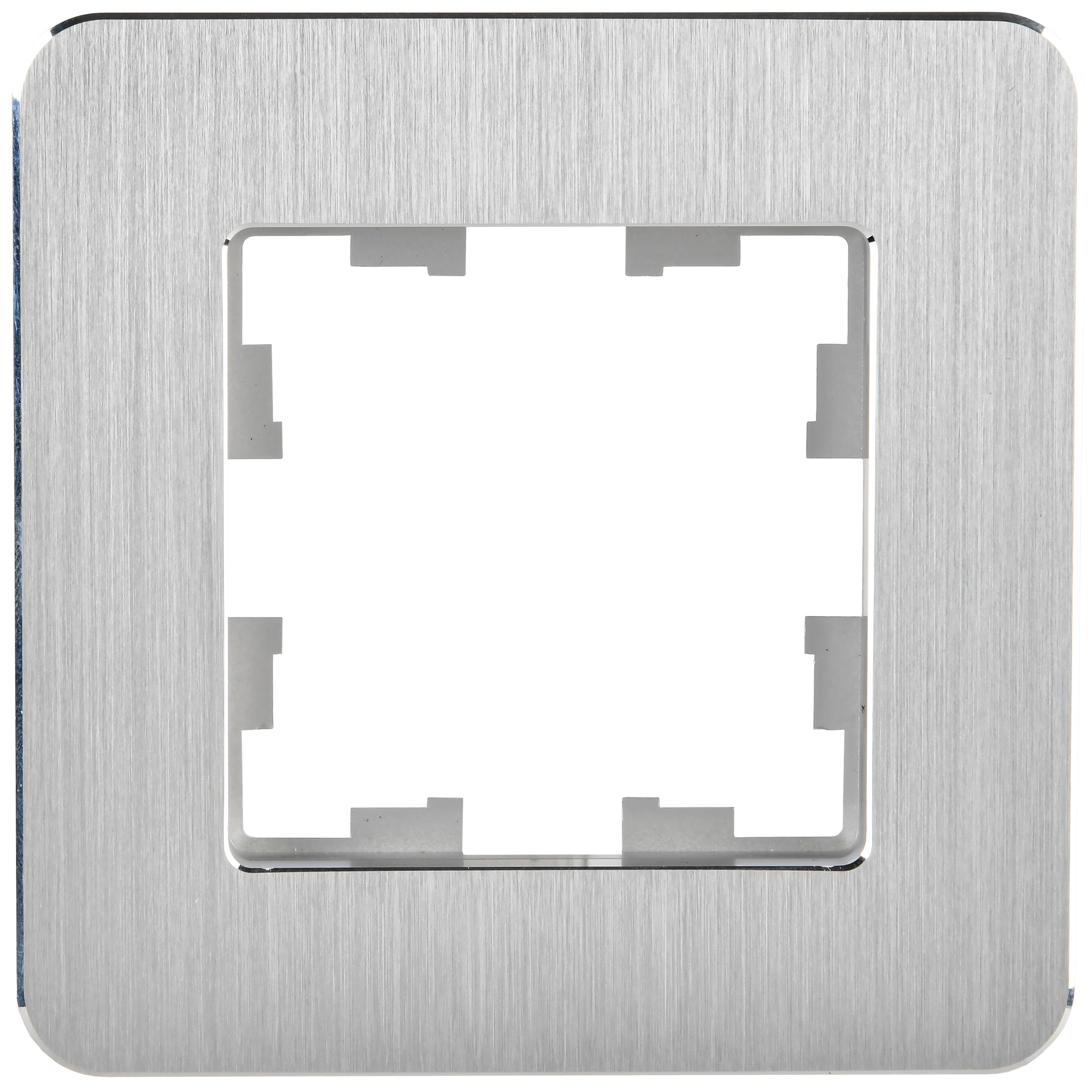 BRITE Рамка 1-местная РУ-1-1-Бр металл алюминий RE AL IEK - Фото 6