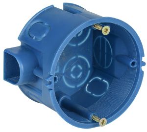 Коробка установочная СЗ блочная для твердых стен D=68х45мм (со стыковочными узлами) GENERICA UKT10-068-045-000-A-S-UO