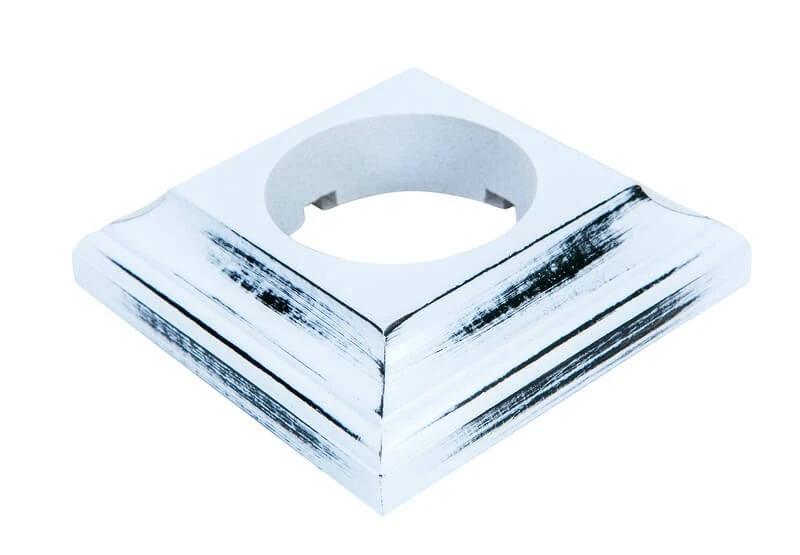 Рамка одноместная "Престиж" белый прованс, для наружного и внутреннего монтажа, ТМ "МезонинЪ" GE7070