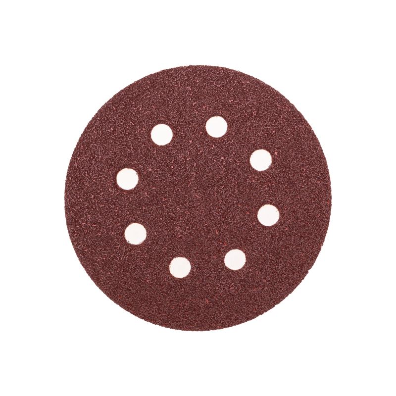 Диск абразивный на ворсовой основе, на липучке, перфорированный, P40, 125мм, 10 шт. KRANZ KR-91-1164