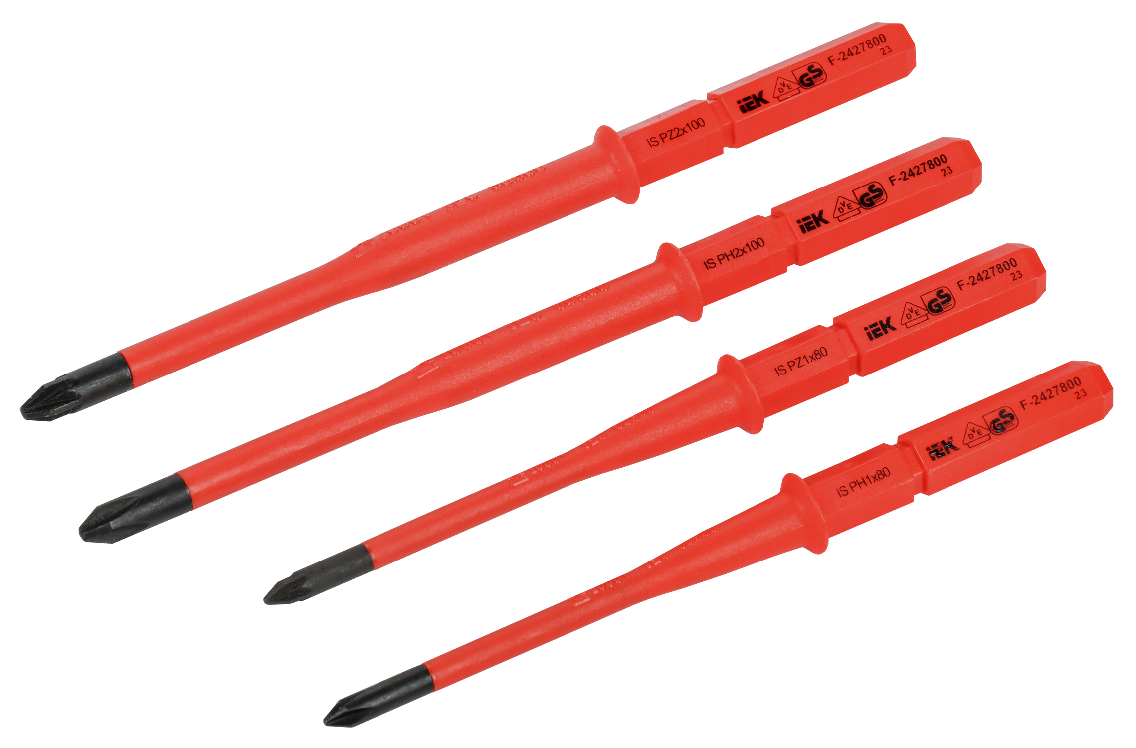 ARMA2L 5 Набор диэлектрических жал SLIM PH-PZ 4шт IEK A2L5-SH21D-BI-1-T2-204