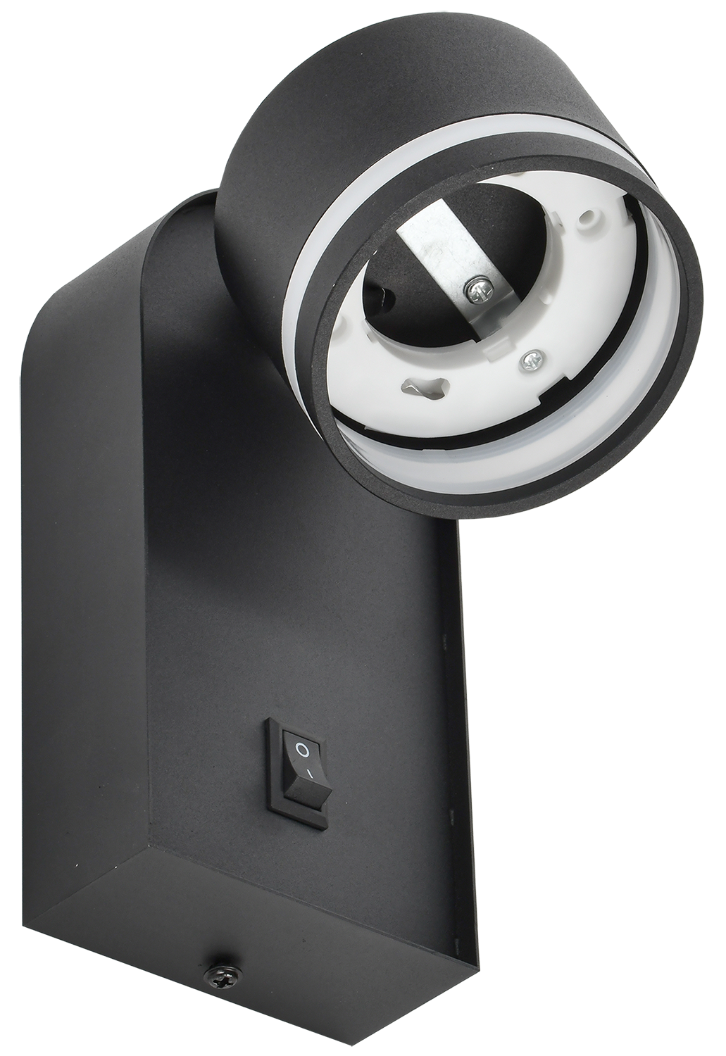 LIGHTING Светильник 4035 накладной настенный под лампу GX53 черный IEK LT-UBB0-4035-GX53-1-K02