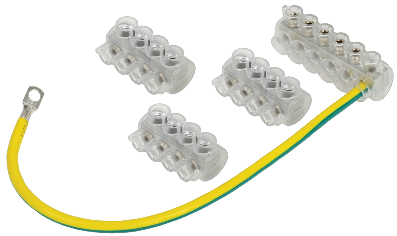 Набор колодок клеммных НК-3 (3xKE10.504+KE10.506, SV50) IEK UZK-NKK-50