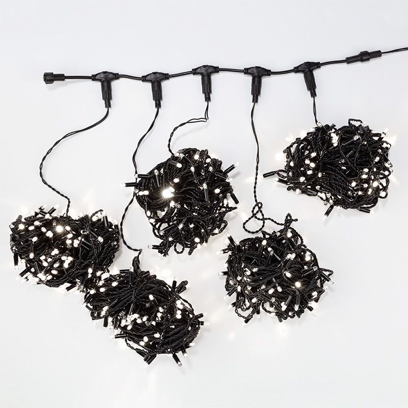 Гирлянда LED ClipLight 24V, 5 нитей по 20 метров, цвет диодов Белый - Фото 2