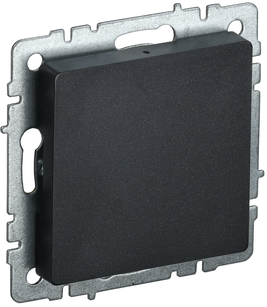 BRITE Заглушка с суппортом МЗ10-БрЧ черный IEK BR-PL10-K02