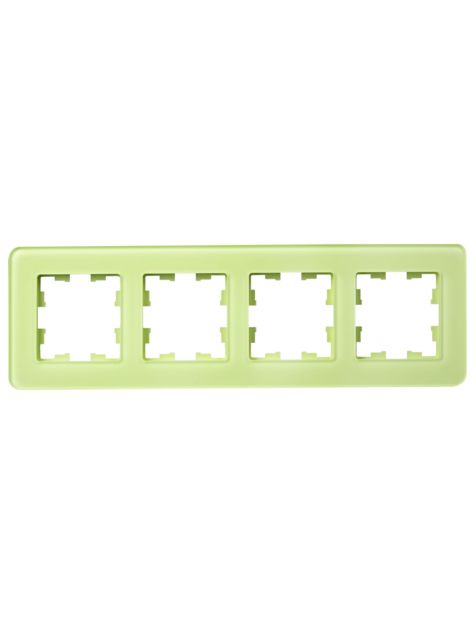 BRITE Рамка 4-местная РУ-4-2-Бр стекло эко грин RE IEK - Фото 5