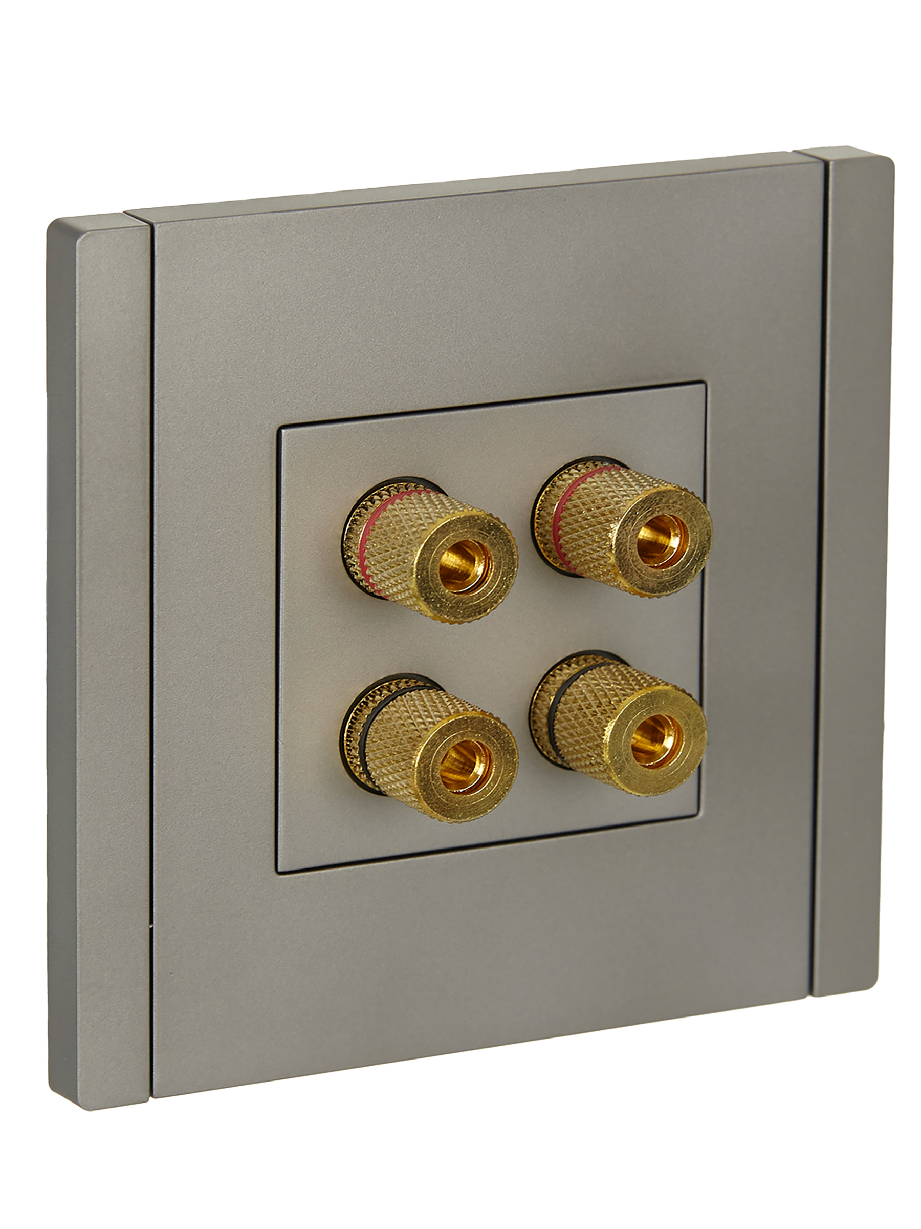 FORTE&PIANO Аудиорозетка 4-местная FP539 сталь IEK FP-S40-K46