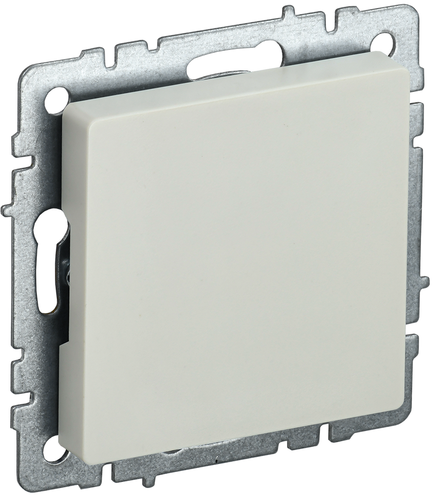 BRITE Заглушка с суппортом МЗ10-БрКр бежевый IEK BR-PL10-K10