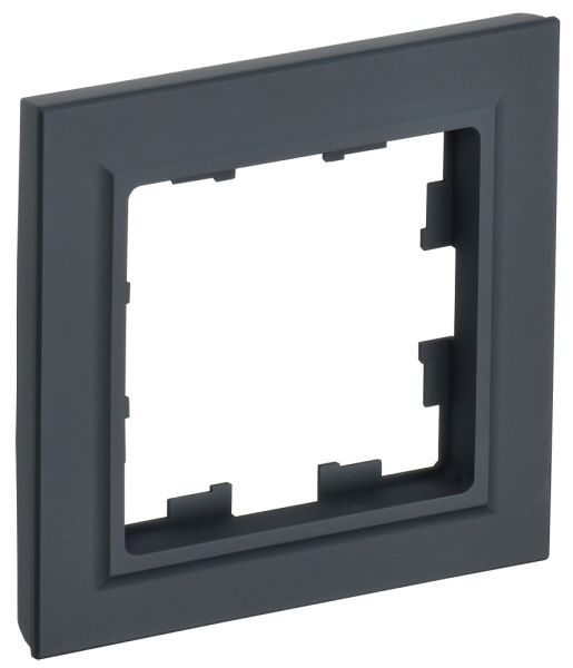 BRITE Рамка 1-местная РУ-1-БрГ графит IEK BR-M12-K53