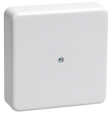 Коробка распаячная КМ для открытой проводки безгалогенная (HF) 75х75х20мм белая IEK UKO10-075-075-020-K01-E