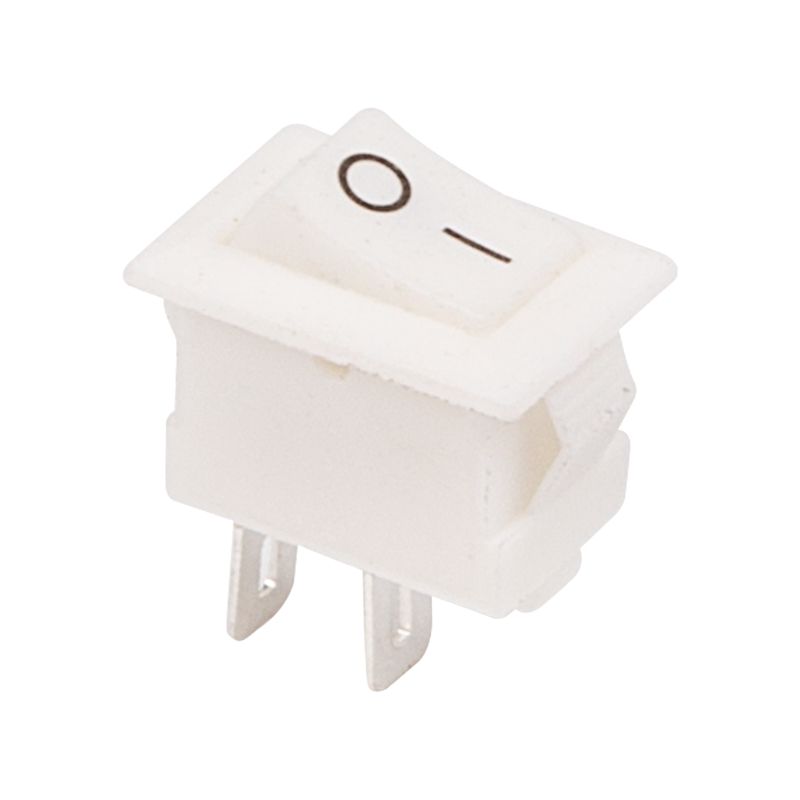 Выключатель клавишный 250V 3А (2с) ON-OFF белый Micro (RWB-101) REXANT 36-2012