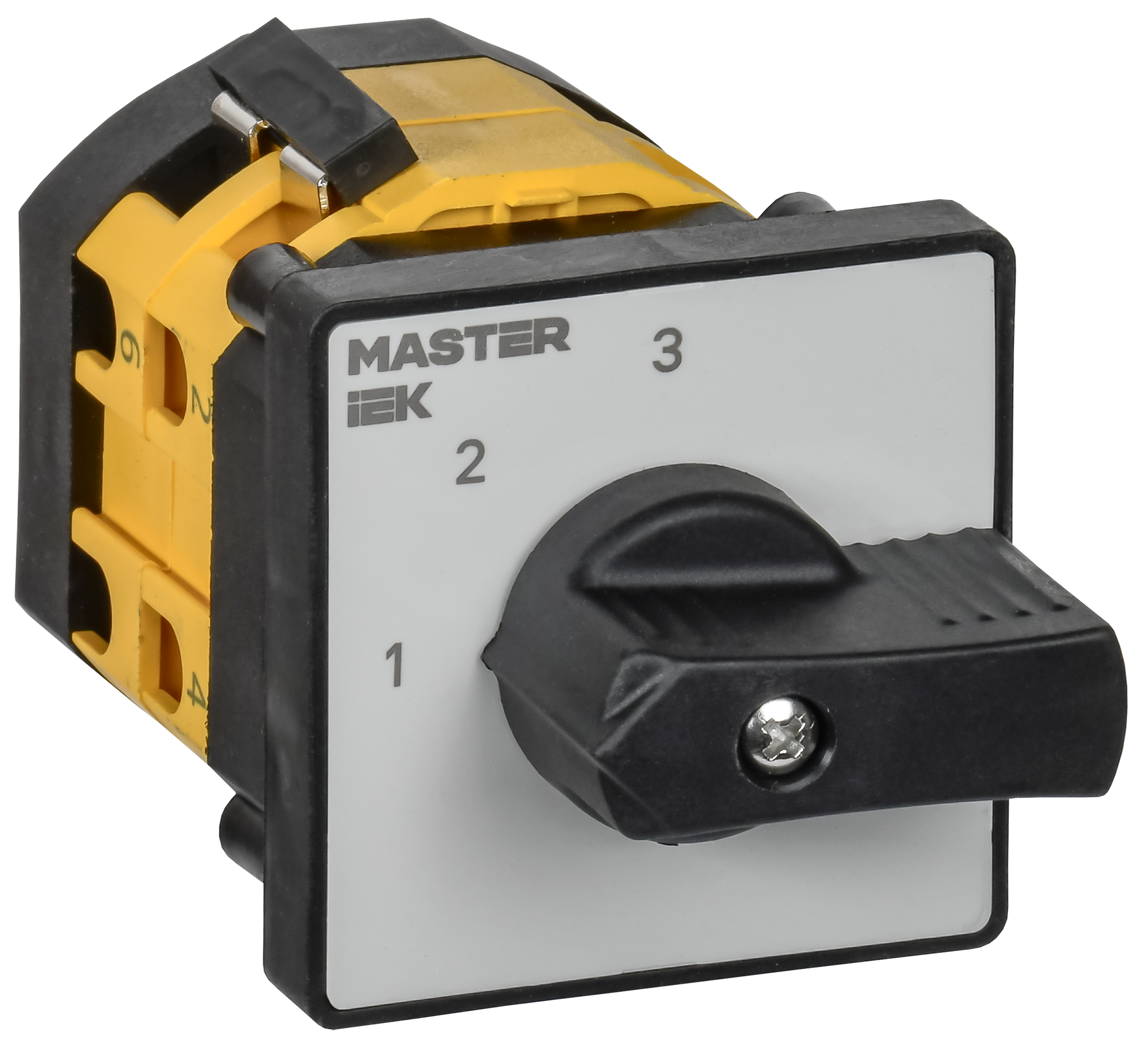 Переключатель кулачковый стандартная рукоятка 16А схема 82 IEK MI-CS10-016-082