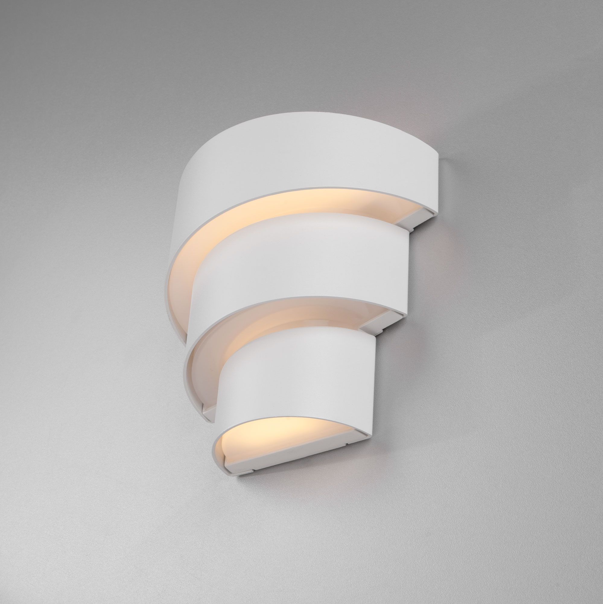 Светильник светодиодный уличный настенный Helix белый 1535 TECHNO LED Elektrostandard Eurosvet - Фото 2