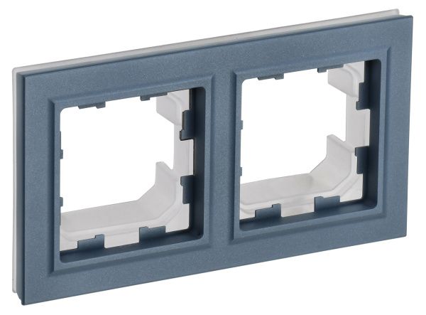 BRITE Рамка 2-местная IP44 РУ-2-БрМ-44 маренго IEK BR-M22-44-K35