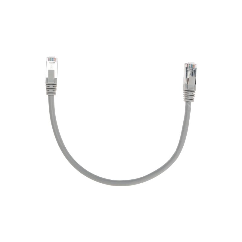 Патч-корд F/UTP, CAT 6, RJ45-RJ45, 26AWG, LSZH, серый, 0,3м REXANT 02-0210-03
