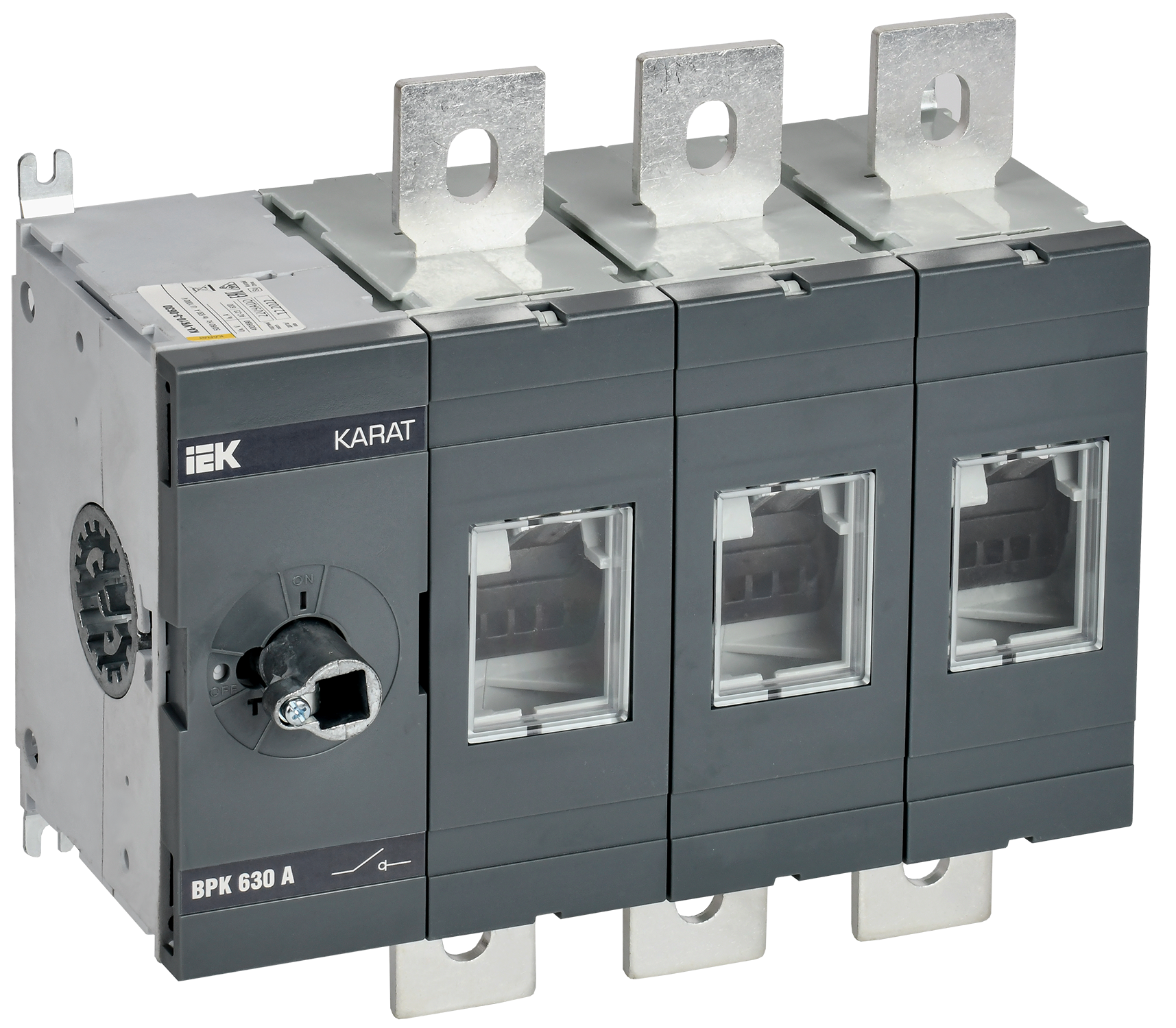 KARAT Выключатель-разъединитель ВРК без рукоятки управления 3P 630А IEK KA-VR10-3-0630