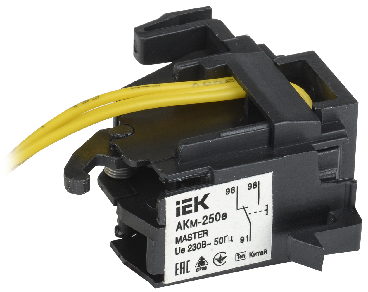 Контакт аварийный АКм-250е (АКм-35) для ВА88-35 MASTER с электронным расцепителем IEK
