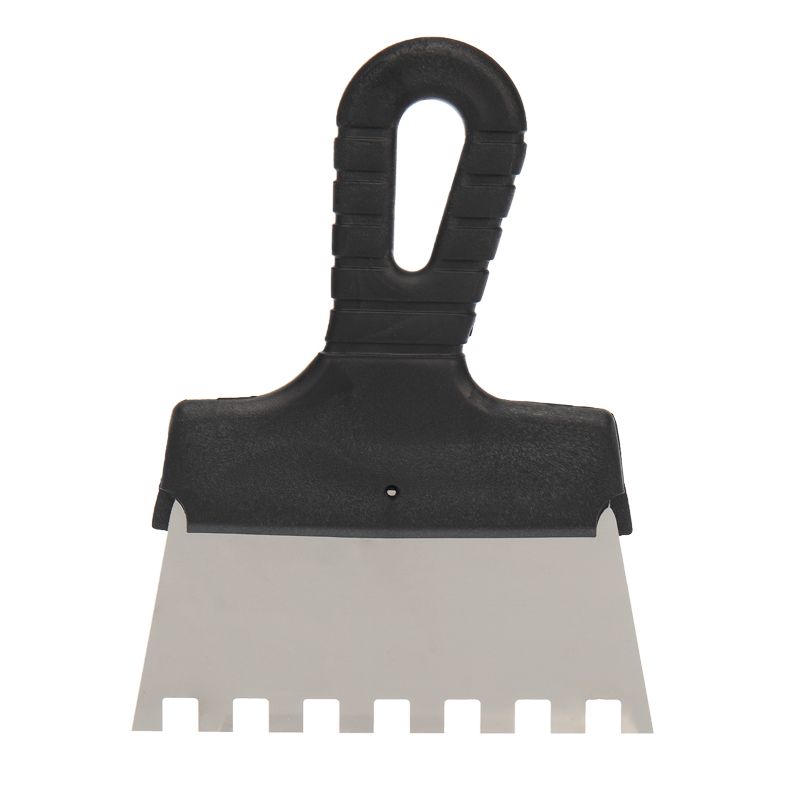 Шпатель фасадный REXANT 150 мм зуб 10х10 нержавеющая сталь, пластмассовая ручка 89-0231