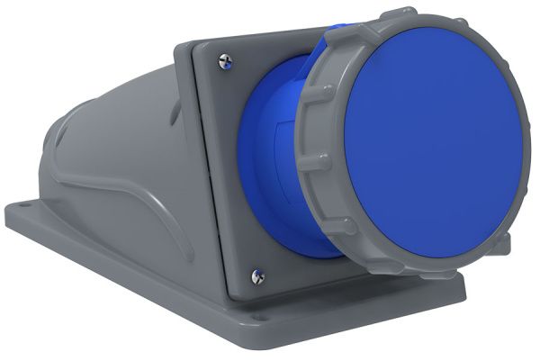 MAGNUM Розетка стационарная ССИ-133 63А-6ч/200-250В 2P+PE IP67 IEK PSN11-063-3