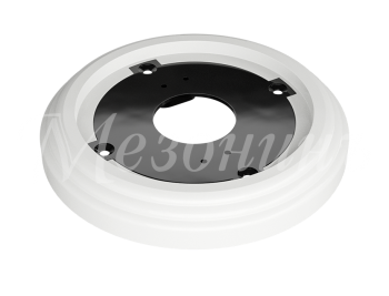 Рамка одноместная пластиковая, D 92x14 мм, цвет - белый, серия УСАДЬБА, ТМ МЕЗОНИНЪ