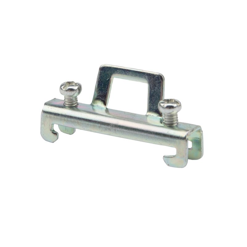 Ограничитель на DIN-рейку (металл) 2 винта (пакет 10 шт/уп) REXANT 12-2901-10