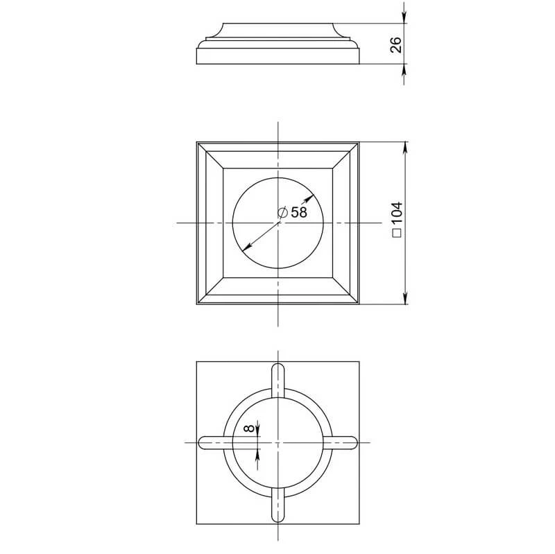 Рамка одноместная "Престиж" красное дерево, для наружного и внутреннего монтажа, ТМ "МезонинЪ" GE707 - Фото 2