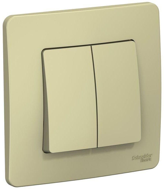 Выключатель 2-кл. СП Blanca 10А IP20 (сх. 5) 250В беж. SE BLNVS010507