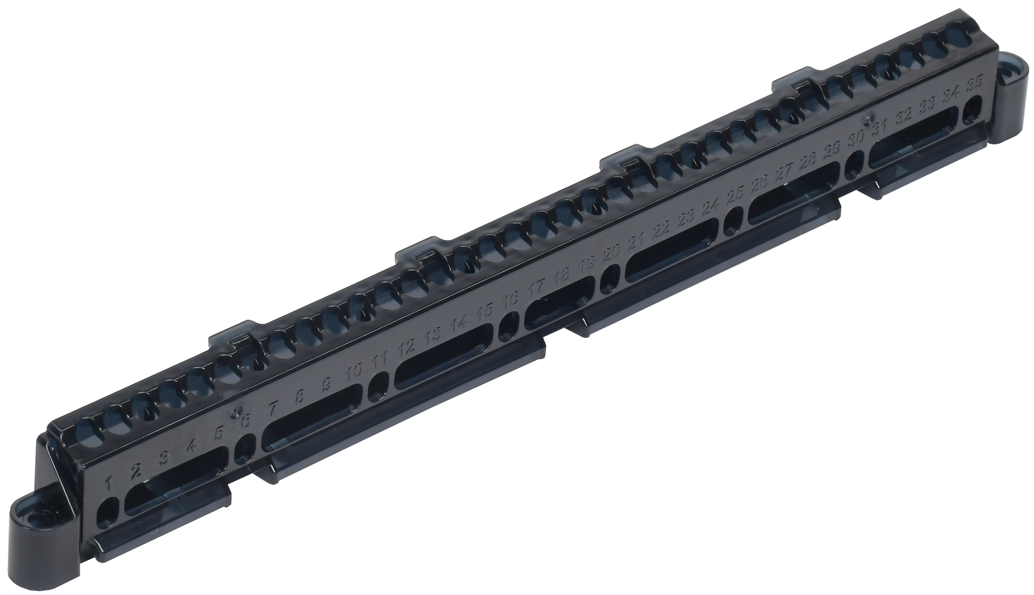 TEKFOR Суппорт для шин в корпус (ширина 12 модулей) IEK TF-KP00D-S-12