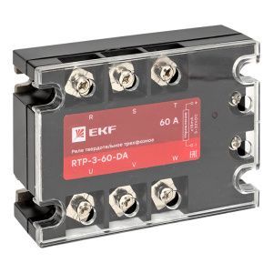 Реле твердотельное трехфазное RTP-60-DA EKF rtp-3-60-da