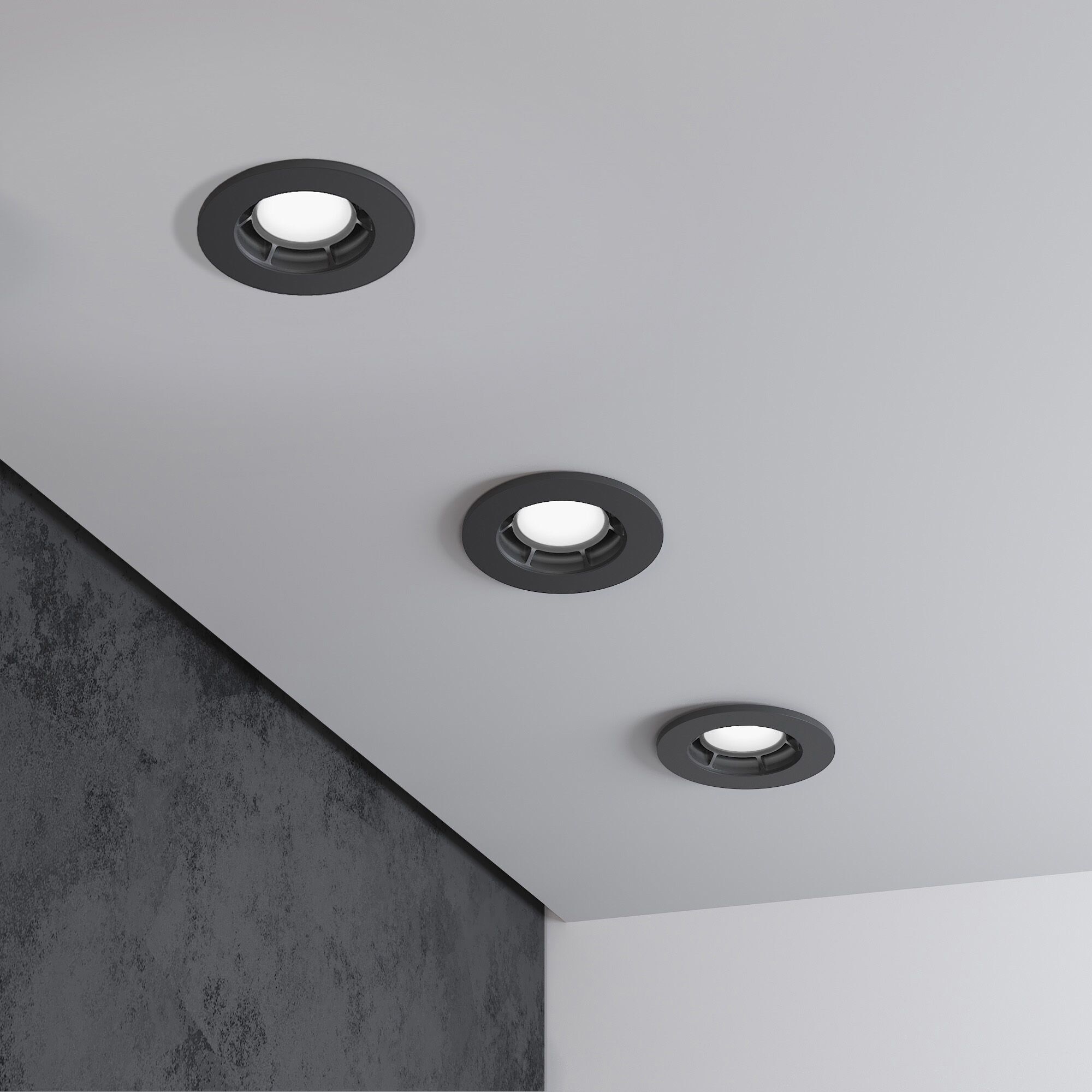 Светильник встраиваемый GU10 чёрный 25009/01 25009/01 Elektrostandard - Фото 2