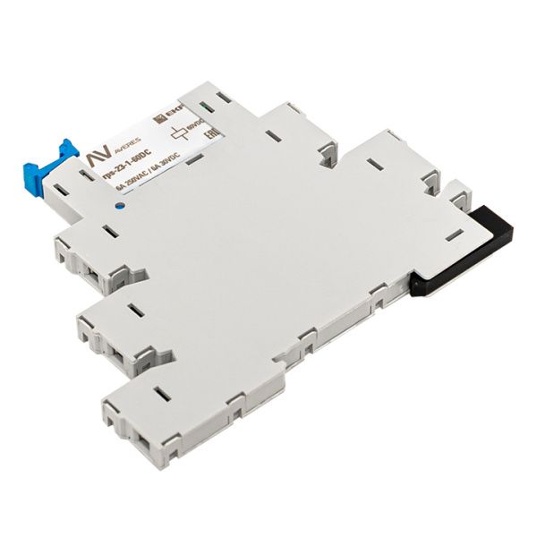 Реле промежуточное с розеткой в сборе РП slim 23/1 6A 230В AC - Фото 6