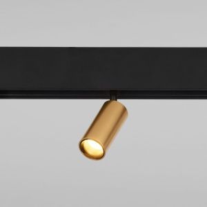 Slim Magnetic Трековый светильник 5W 4200K Cantors (латунь) 85036/01 Elektrostandard a062798