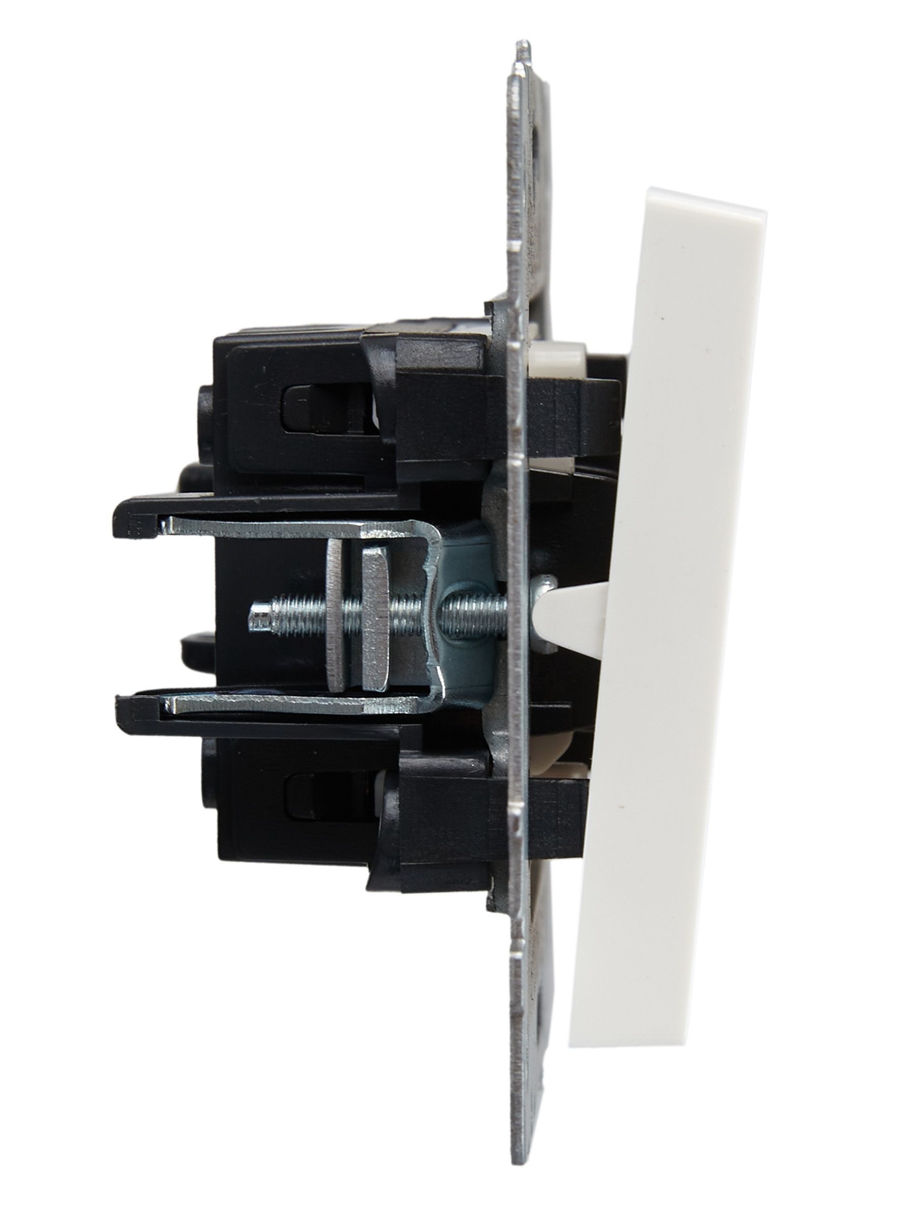 BRITE Выключатель 1-клавишный проходной с индикацией 10А ВС10-1-7-БрБ белый IEK - Фото 7