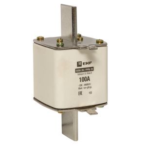 Плавкая вставка ППН-39 630/100А габарит 3 EKF fus-39/630/100