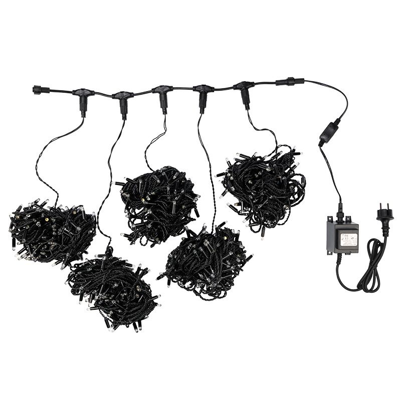 Гирлянда LED ClipLight 24V, 5 нитей по 20 метров, цвет диодов Белый - Фото 4