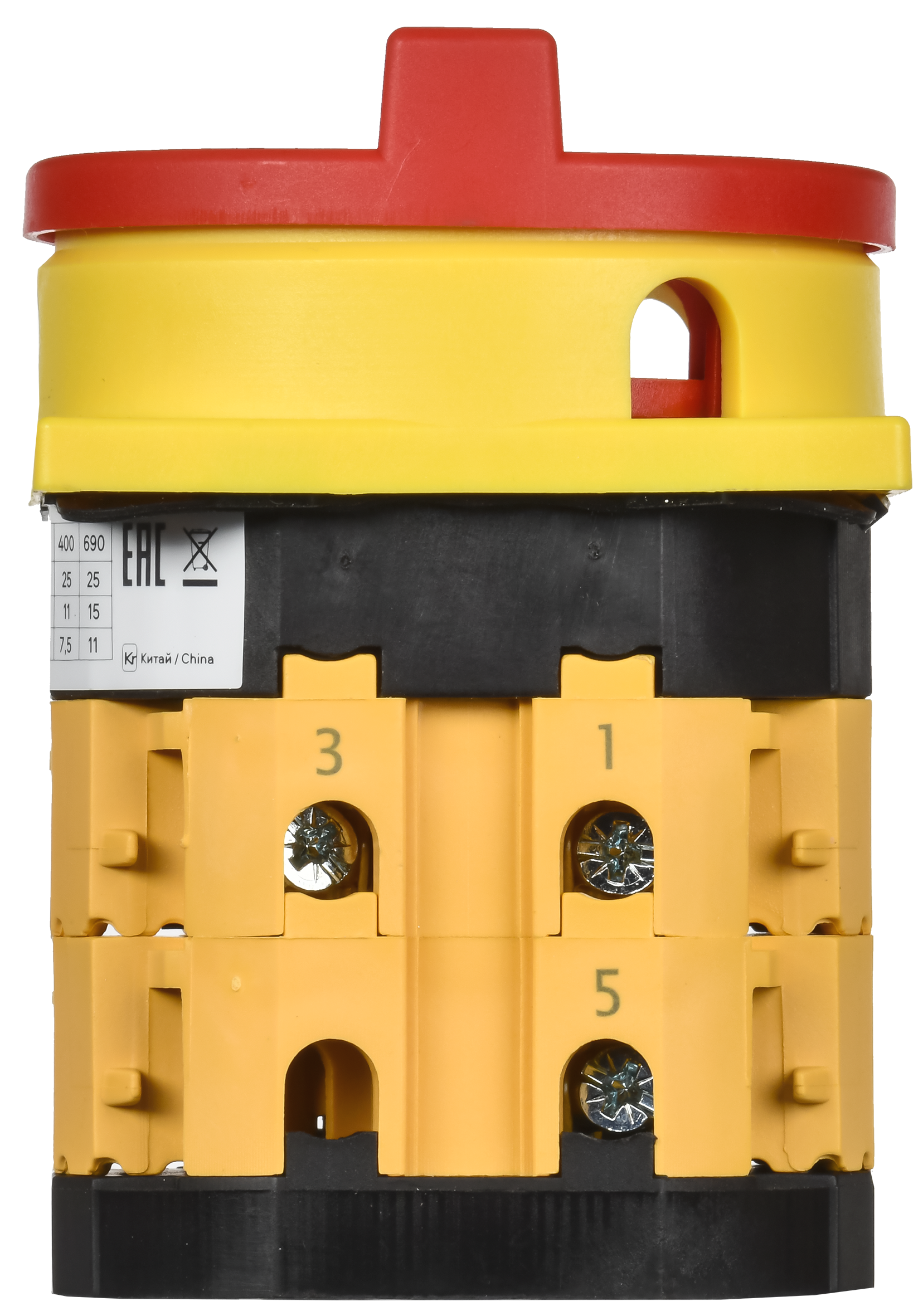 Переключатель кулачковый закрытая рукоятка аварийная 40А схема 10 IEK - Фото 4