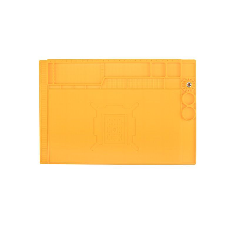 Коврик антистатический термостойкий 400х300х13 мм с отсеками под аксессуары 12-0336