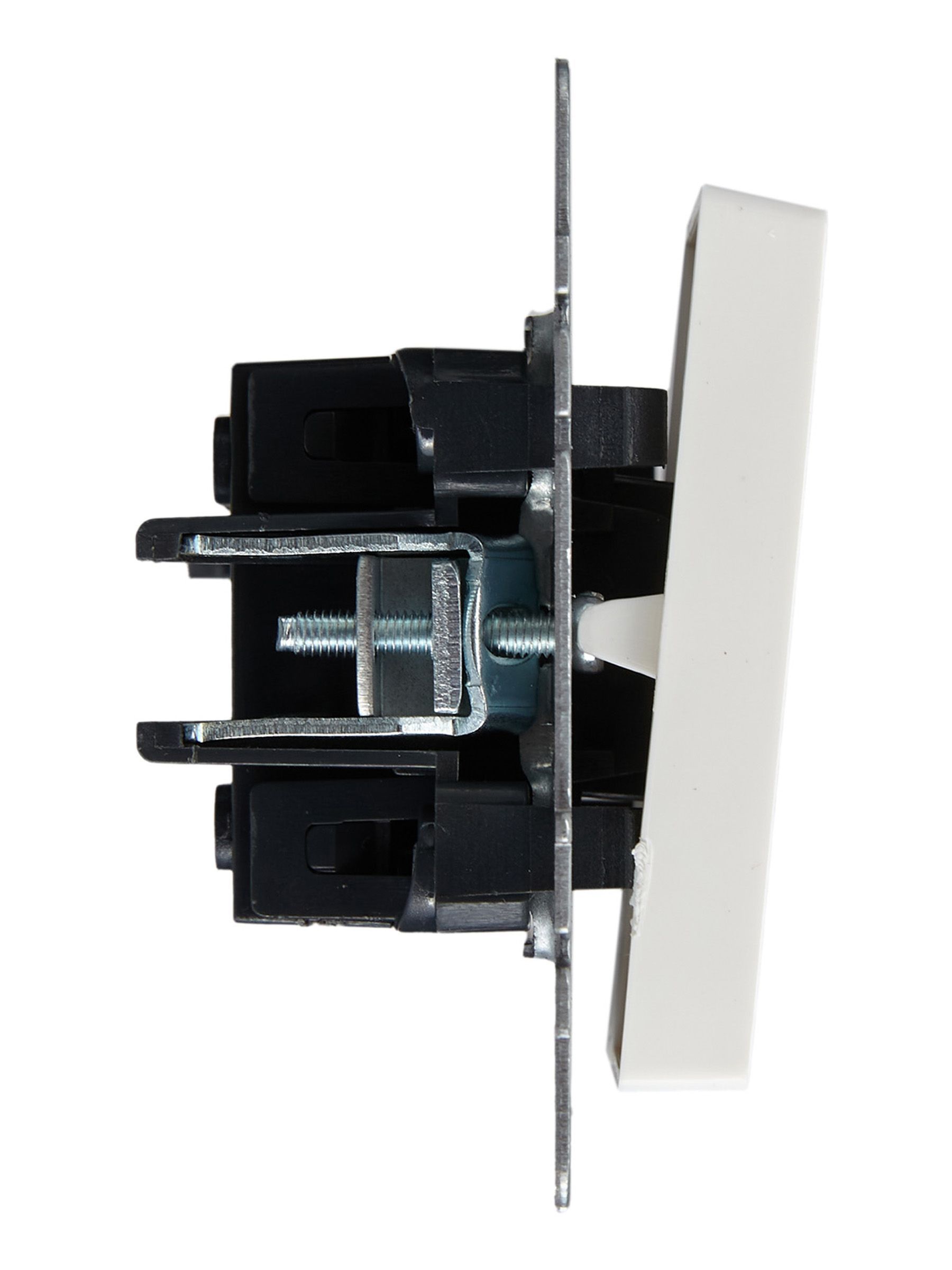 BRITE Выключатель жалюзи 10А ВС10-1-5-БрБ белый IEK - Фото 2