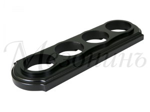 Рамка  четырехместная "Элегант" , цвет - венге, ТМ "МезонинЪ" GE70704-36 GE70704-36