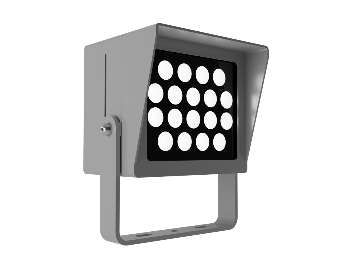 Светильник L-point 36/36/К8/840/04/A1-C1/230АС IP65 RAL7035 Муар LEDEL PNT36-1242-413-1272