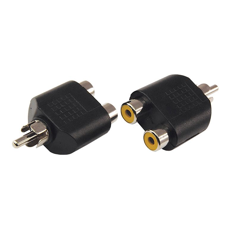 Переходник аудио (штекер RCA - 2 гнезда RCA), (1шт) REXANT - Фото 4