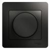 Светорегулятор (диммер) Glossa 300Вт поворотный в сборе антрацит SchE GSL000734 400336