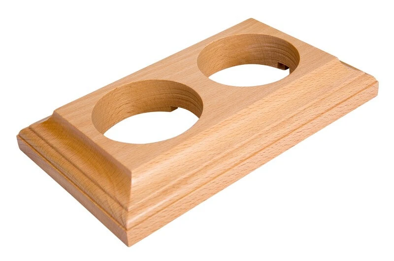 Рамка двухместная  "Престиж" без тонировки, для наружного и внутреннего монтажа, ТМ "МезонинЪ" GE707