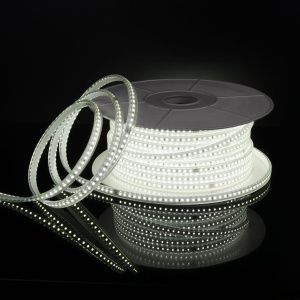 Лента светодиодная 220V 14,4W 120Led 2835 IP65 6500 холодный белый, 50 м Elektrostandard a053640