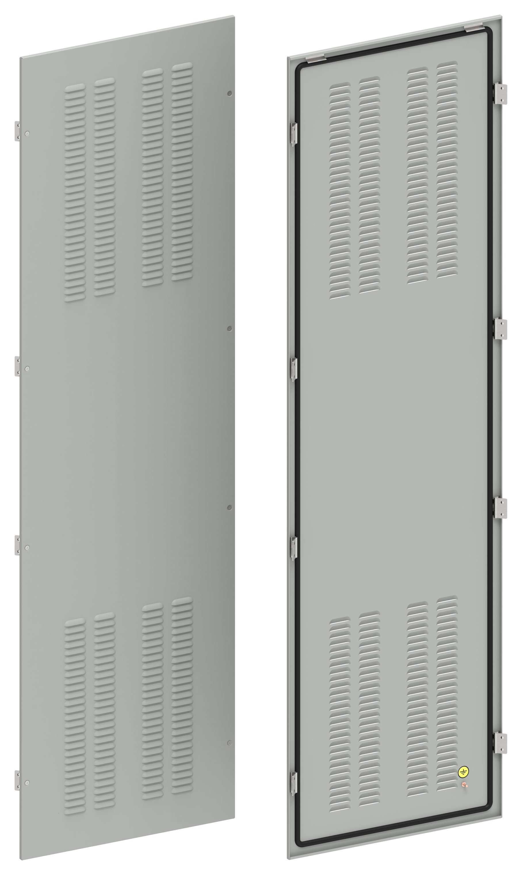 FORMAT Панель боковая вентилируемая 2000х600мм IP31 (2шт/компл) IEK FO-00-PSV-200-060-31