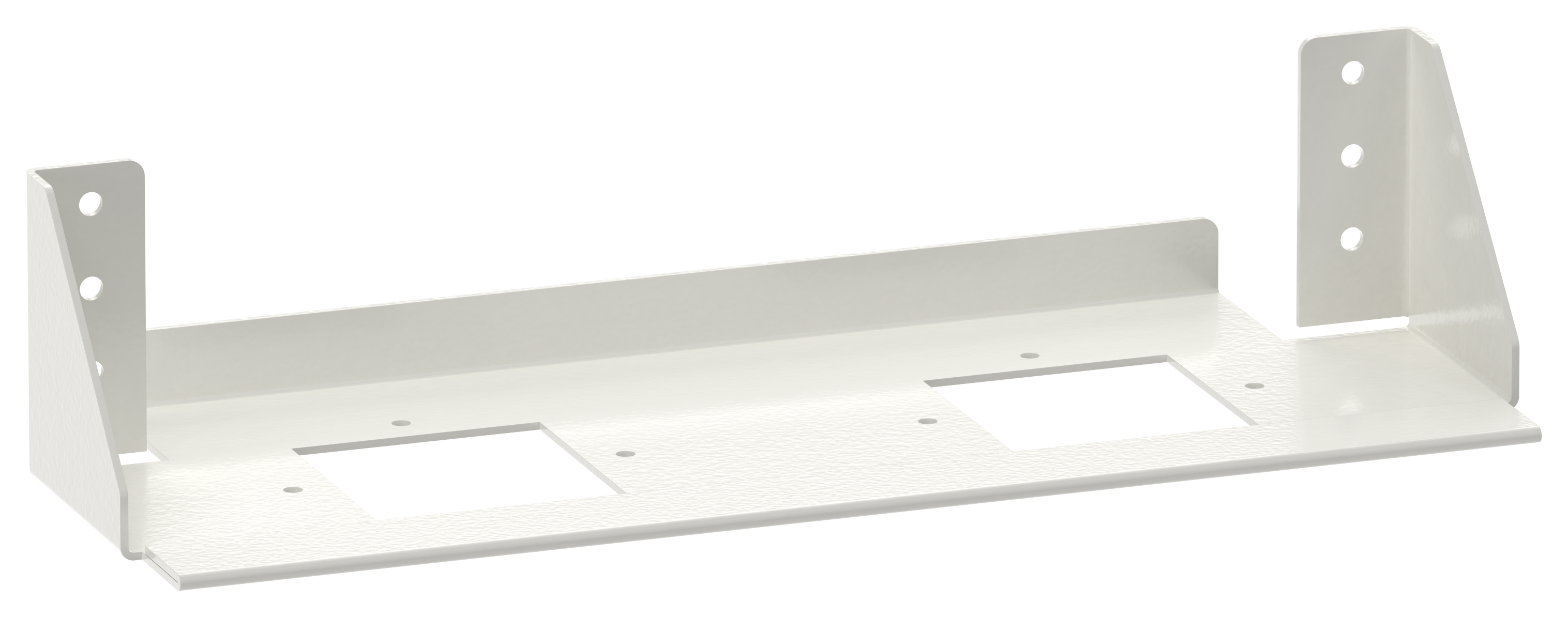 TITAN 5 Перегородка горизонтальная 12 модулей белая с возможностью установки розетки и модулей Keystone IEK TI5-50D-GP-012